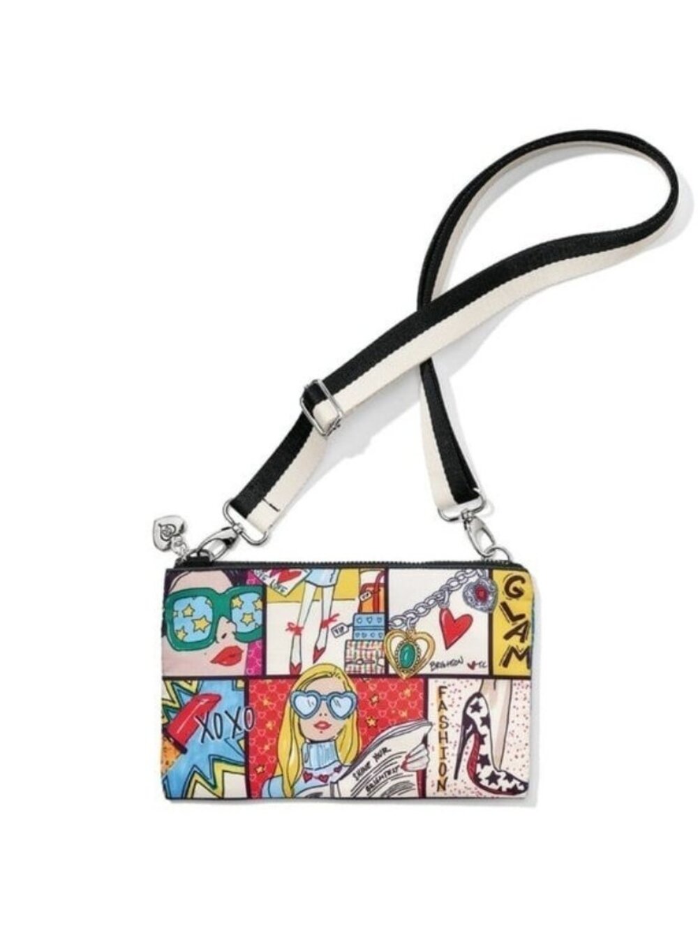 BRIGHTON GLAM GIRL CROSSBODY POUCH BAG PURSE TOM CLANCY FASHIONISTA New Package